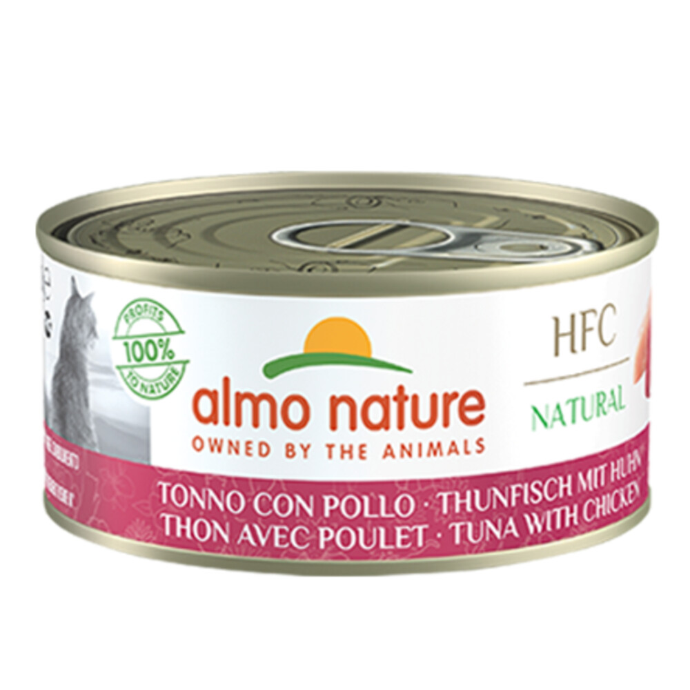 Almo Nature HFC Natural Kattenvoer Tonijn&Kip 150 gr