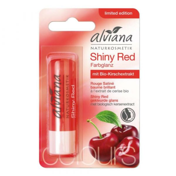 Alviana Lippenbalsem Shiny Red 4