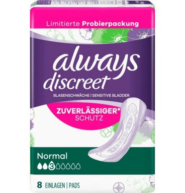 Always Discreet Normal Inlegkruisjes Urineverlies 8 stuks