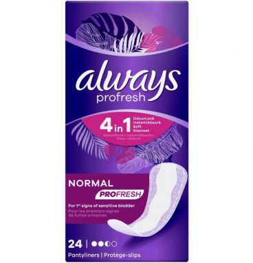 Always Inlegkruisjes Pro Fresh Normal 24 stuks