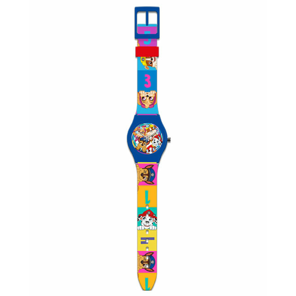 Analoog Horloge in Metalen Blik Paw Patrol