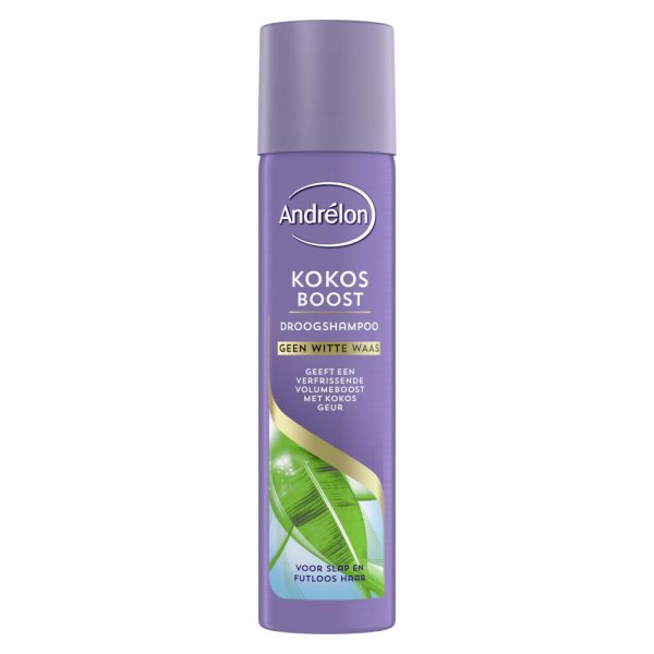 6x Andrelon Droogshampoo Kokos Boost 245 ml