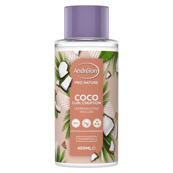 6x Andrelon Shampoo Coco Curl Creation 400 ml