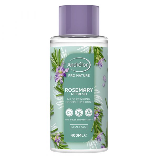 6x Andrelon Shampoo Rosemary Refresh 400 ml