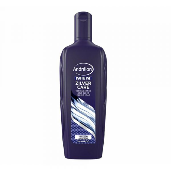 6x Andrelon Shampoo Zilver Care Men 300 ml