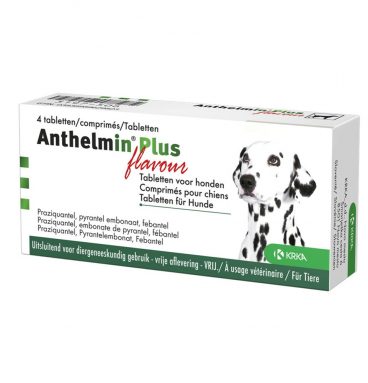 Anthelmin Ontworming Tabletten Hond vanaf 2 kg 4 tabletten