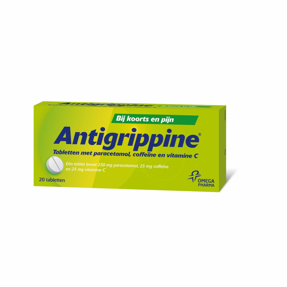 Antigrippine 250 mg 20 tabletten