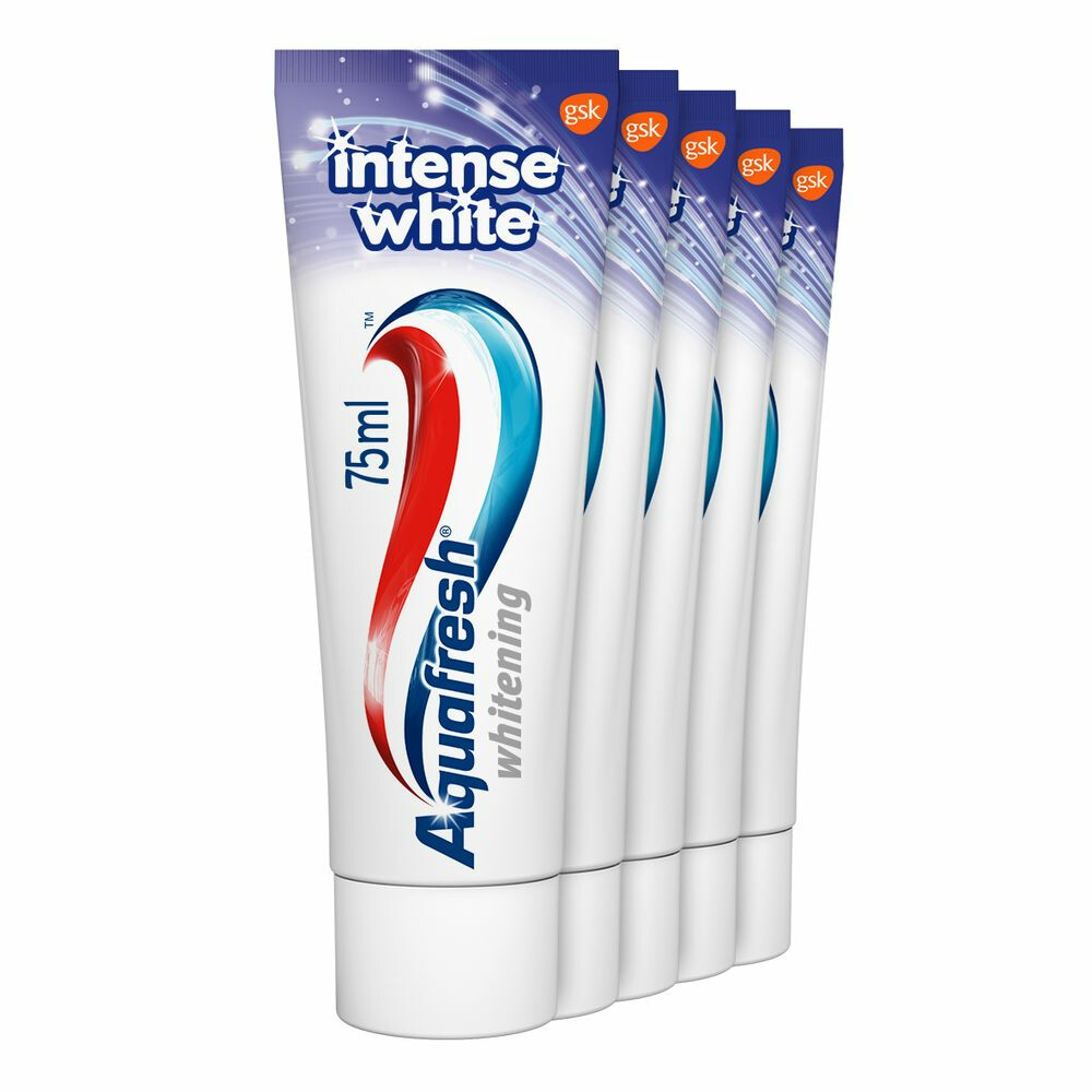 Aquafresh Tandpasta Intense White 5 stuks