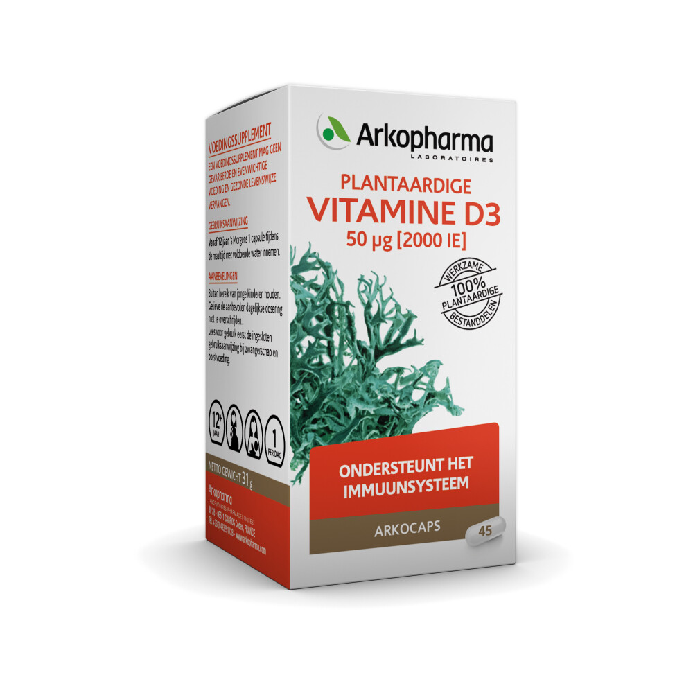 Arkocaps Vitamine D3 Vegan 45 capsules