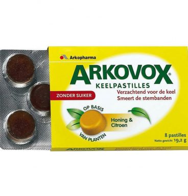 Arkopharma Keelpastilles Honing&Citroen