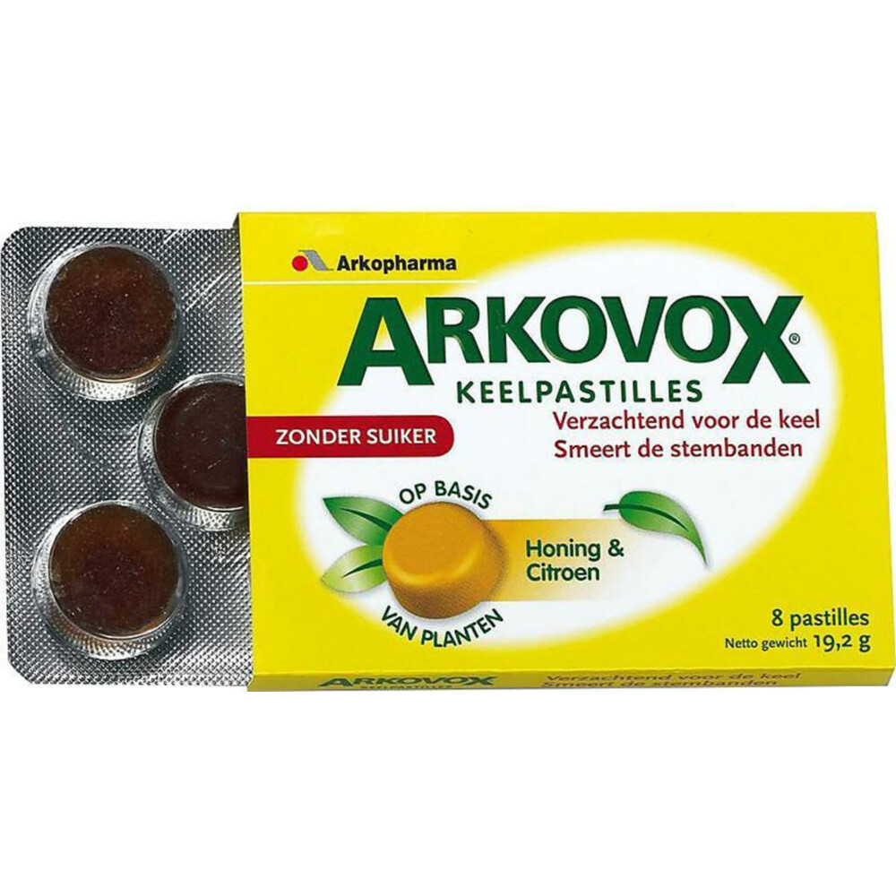 Arkopharma Keelpastilles Honing&Citroen