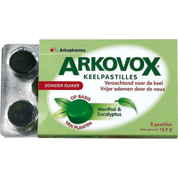 Arkopharma Keelpastilles Menthol&Eucalyptes