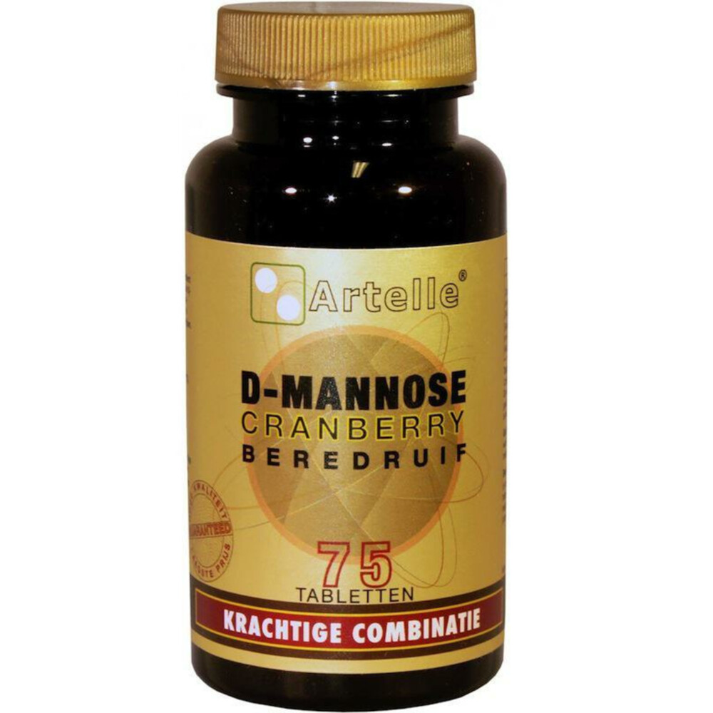 Artelle D-Mannose Cranberry Berendruif 75 tabletten