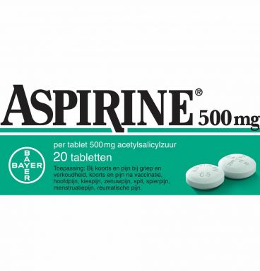 Aspirine 500 mg 20 tabletten