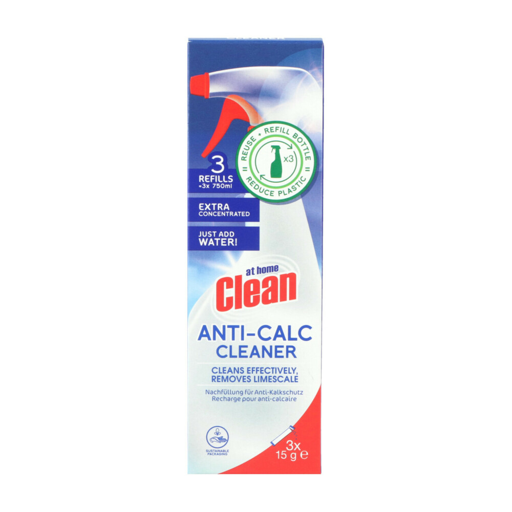 At Home Anti-Calc Cleaner Navulling 3 x 15 gr