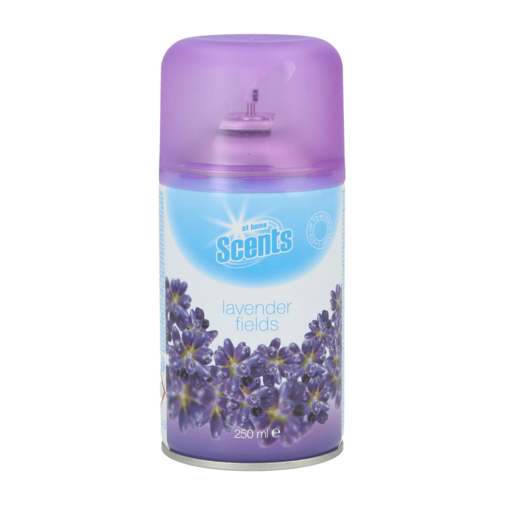 12x At Home Automatische Spray Navulling Lavender 250 ml