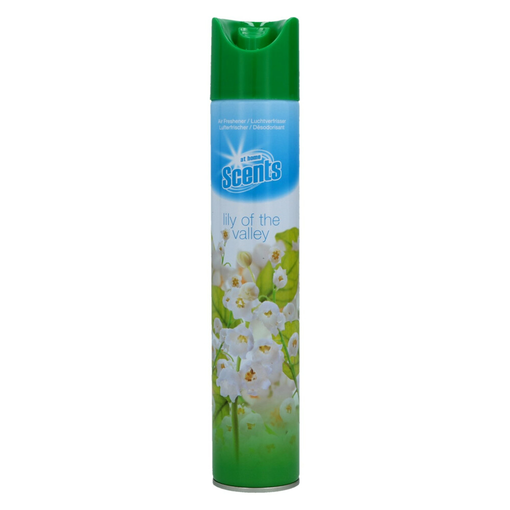 12x At Home Luchtverfrisser Spray Lily of the Valley 400 ml