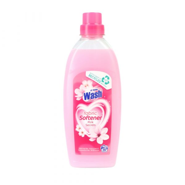 6x At Home Wasverzachter Pink Secrets 750 ml