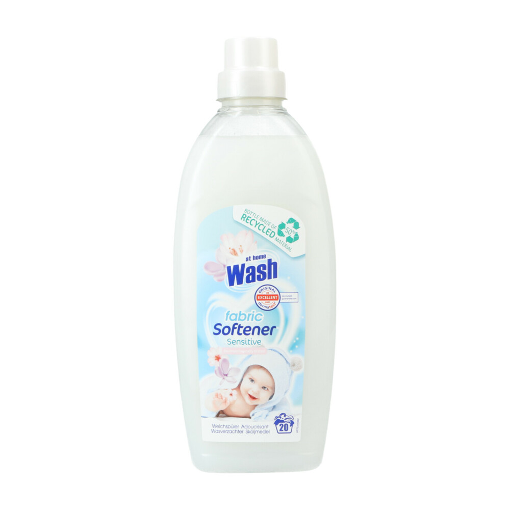 6x At Home Wasverzachter Sensitive 750 ml