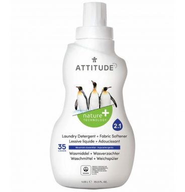 Attitude 2In1 Wasmiddel&Verzachter 1040 ml