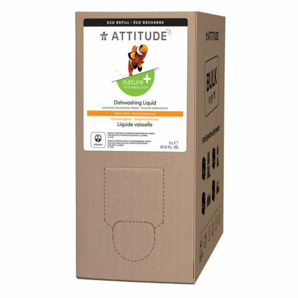 Attitude Afwasmiddel Citrus Zest 2 liter