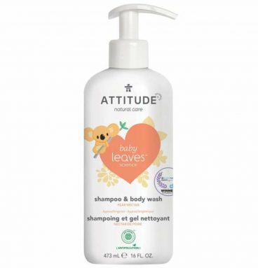 Attitude Baby Leaves 2-in-1 Hair and Body Wash Pear Nectar 473 ml