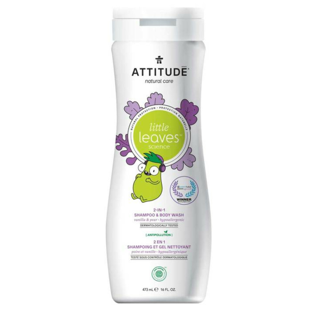 Attitude Little Leaves 2-in-1 Hair and Body Wash Vanille - Pear 473 ml