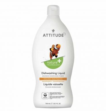 Attitude Vloeibaar Afwasmiddel Citrus Zest 700 ml