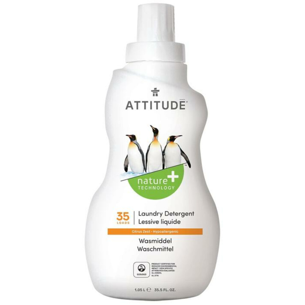 Attitude Wasmiddel Citrus Zest 1 liter