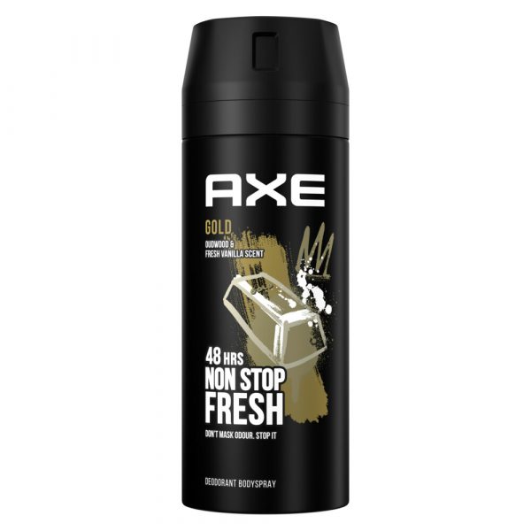 6x Axe Deodorant Bodyspray Gold 150 ml