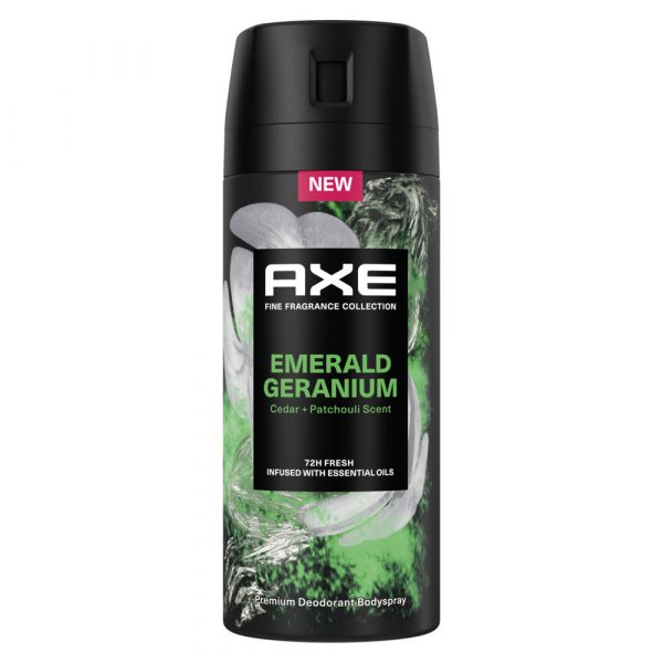 6x Axe Deodorant Emerald Geranium 150 ml