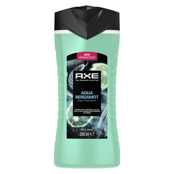 6x Axe Douchegel Aqua Bergamot 300 ml