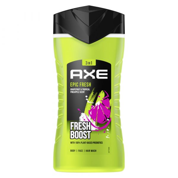 12x Axe Douchegel Epic Fresh 3-in-1 250 ml