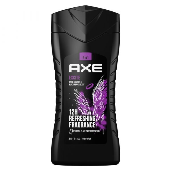 6x Axe Douchegel Excite 250 ml