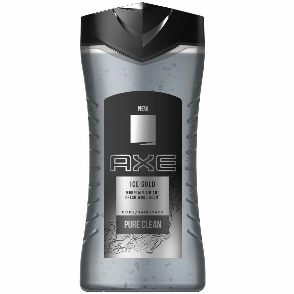 6x Axe Douchegel Ice Gold Fresh Wood 250 ml