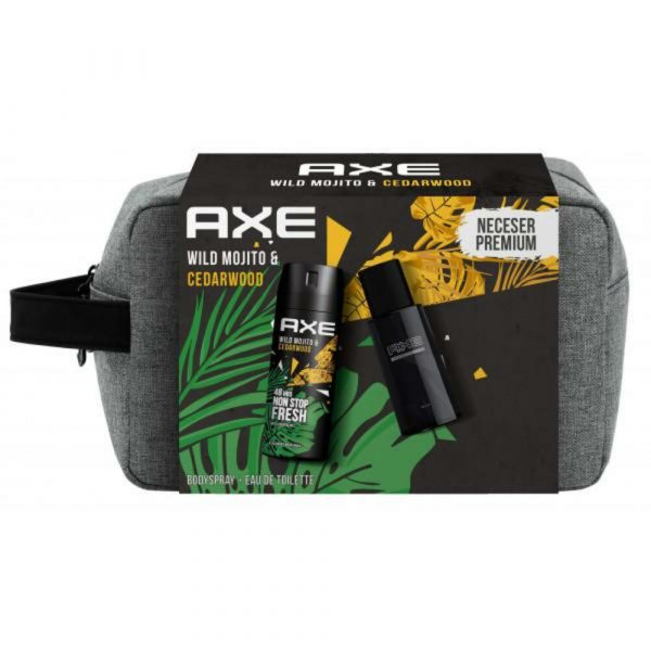 Axe Mojito&Cedarwood Toilettas Deospray 150 ml. + EDT 50 ml.