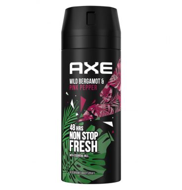 6x Axe Wild Deodorant en Bodyspray Fresh Bergamot + Pink Pepper 150 ml