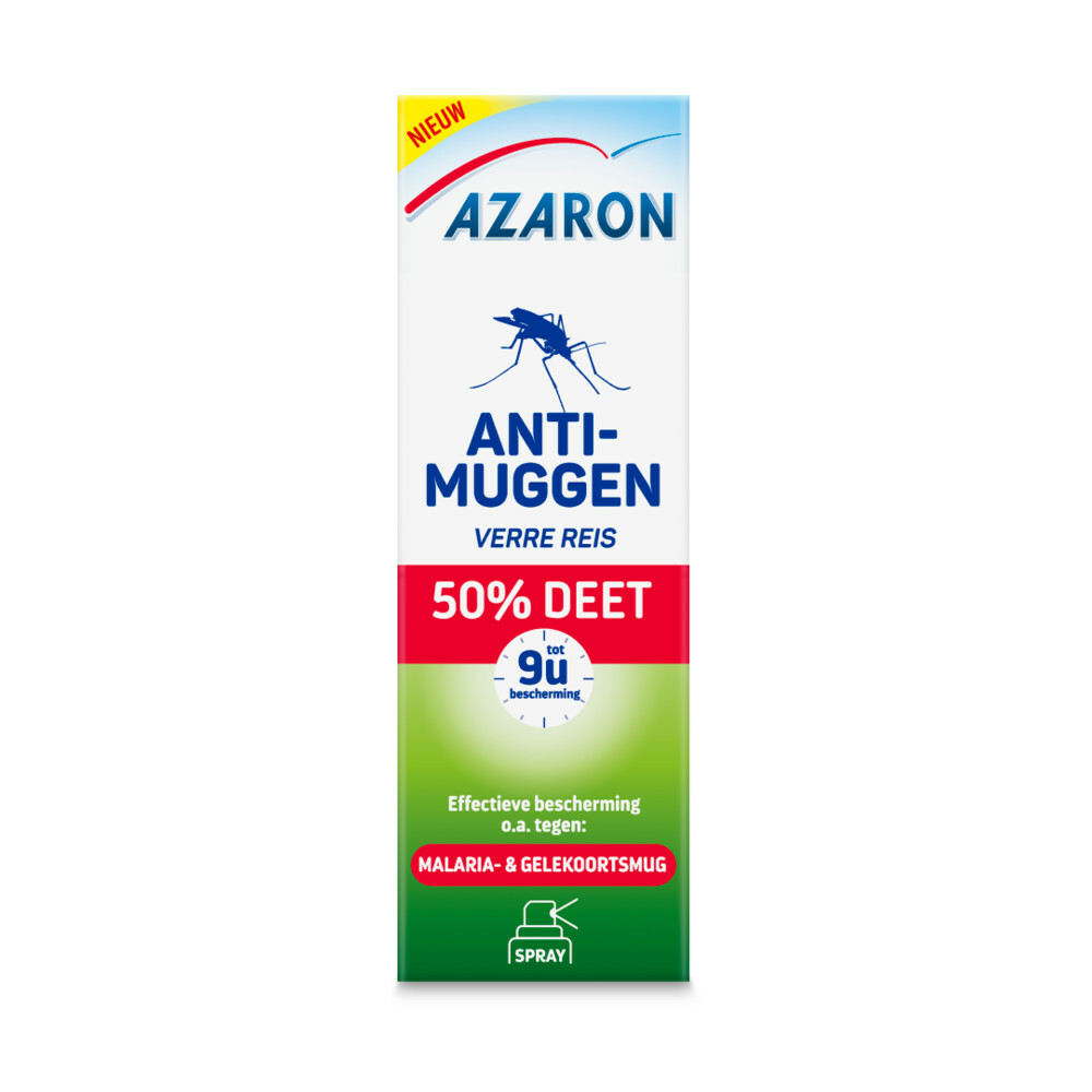 2x Azaron Anti Muggenspray 50% DEET 50 ml