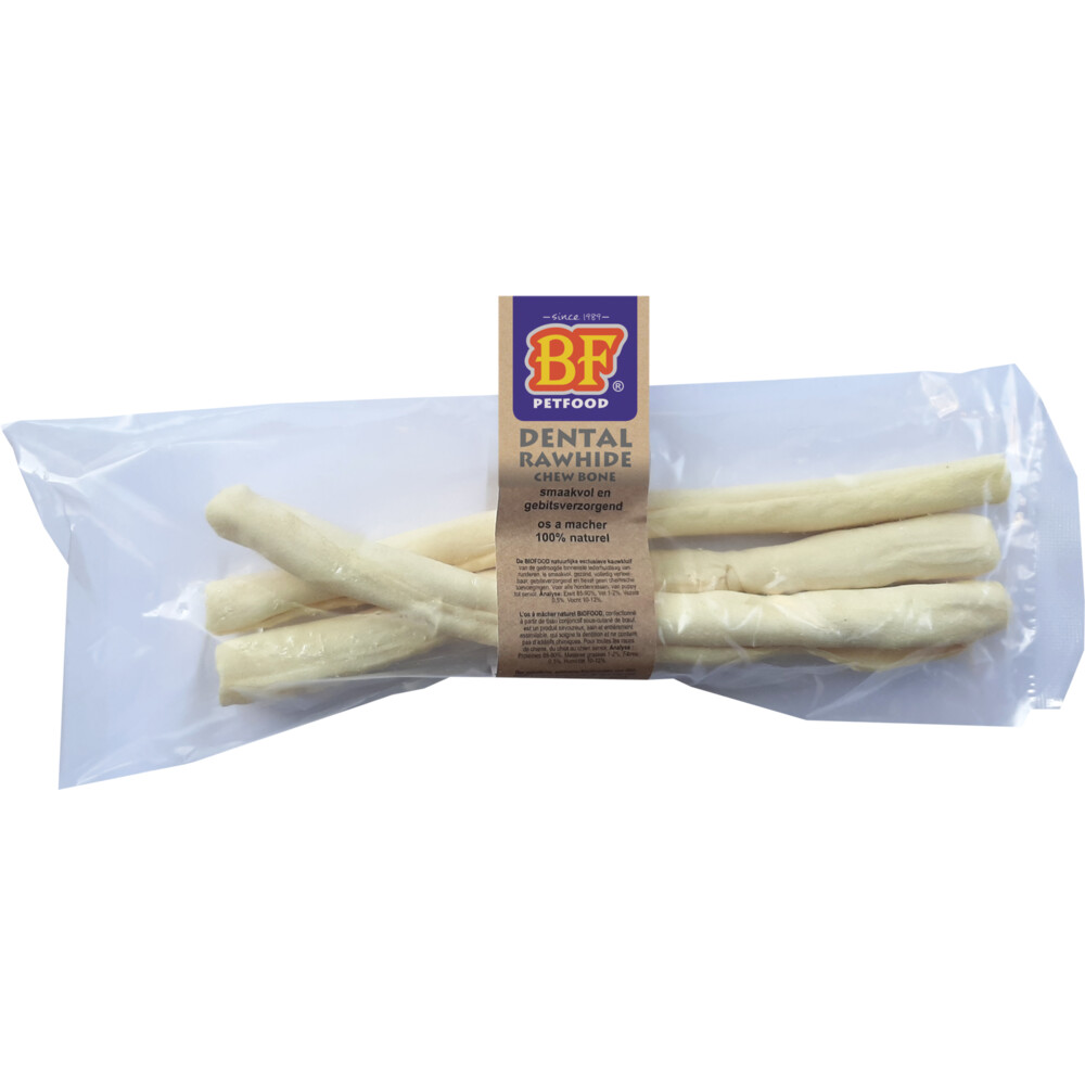 BF Petfood Dental Rol Rawhide Extra Large 3 stuks