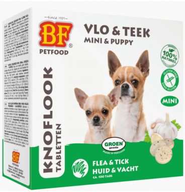 16x BF Petfood Hondensnoepjes Anti-Vlo Knoflook - Zeewier Mini 100 stuks