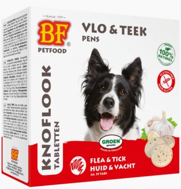 16x BF Petfood Hondensnoepjes Anti-vlo Knoflook-Pens 55 stuks