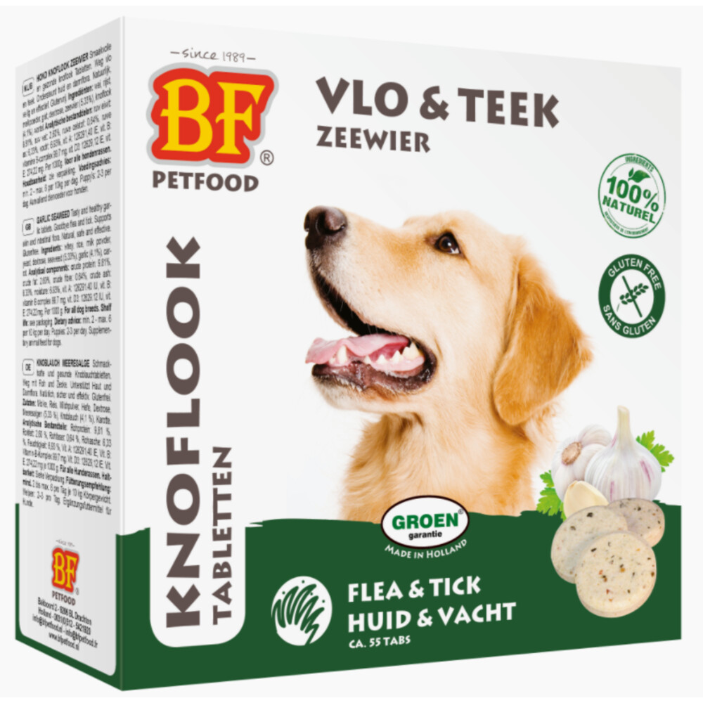 16x BF Petfood Hondensnoepjes Anti-vlo Zeewier 55 stuks