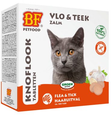 16x BF Petfood Kattensnoepjes Anti Vlo Zalm 100 stuks