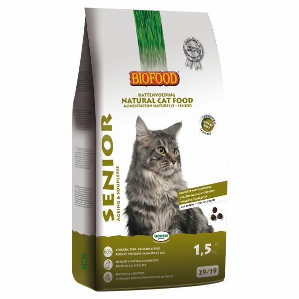 4x BF Petfood Kattenvoer Senior 1