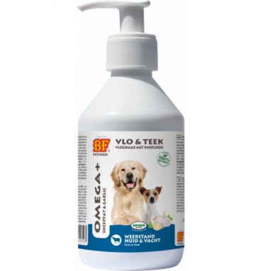 BF Petfood OMEGA+ Vloeibaar Knoflook 250 ml