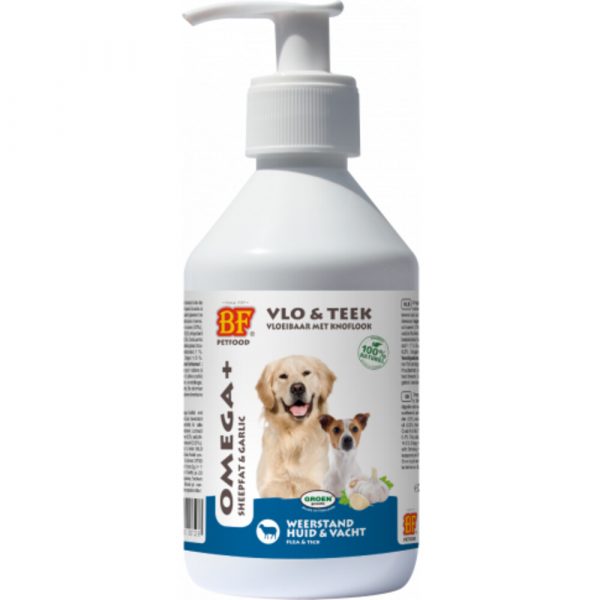 BF Petfood OMEGA+ Vloeibaar Knoflook 250 ml