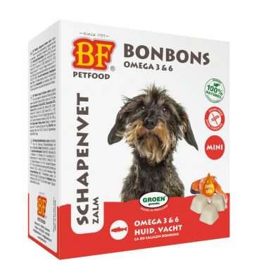 BF Petfood Schapenvet Bonbons Mini Zalm 80 stuks