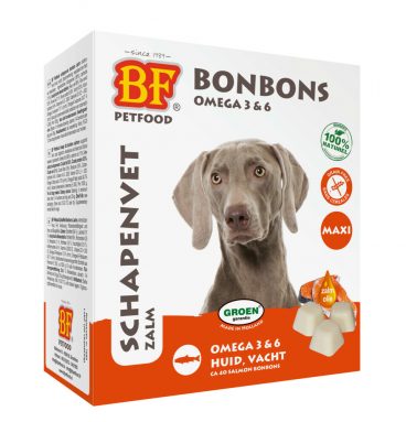 BF Petfood Schapenvet Bonbons Zalm 40 stuks