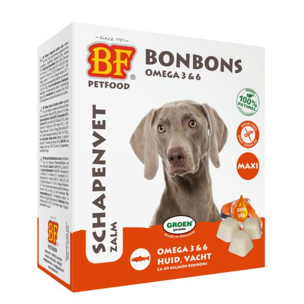 BF Petfood Schapenvet Bonbons Zalm 40 stuks