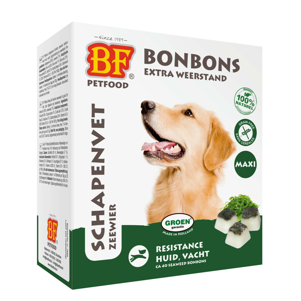 BF Petfood Schapenvet Bonbons Zeewier 40 stuks